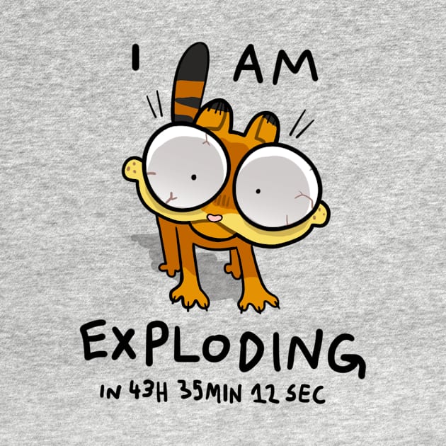 i am exploding (garfield) by Chycero